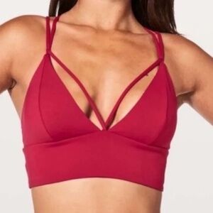 lululemon athletica Red Sports Bra